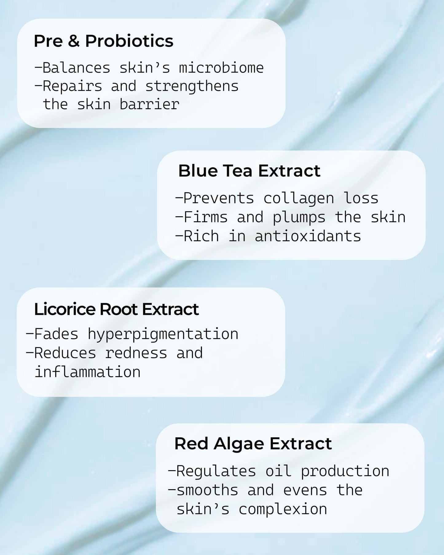 Microflora: Blue Tea Cream